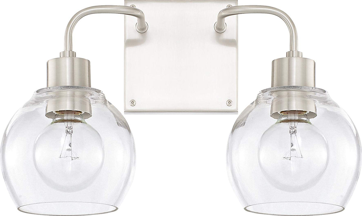 Capital Lighting 120021BN-426 Tanner 2 Light Vanity Brushed Nickel