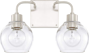 Capital Lighting 120021BN-426 Tanner 2 Light Vanity Brushed Nickel