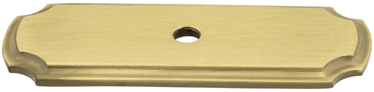 Jeffrey Alexander B812-AEM 2-13/16" Lightly Distressed Antique Brass Knob Backplate