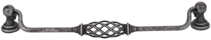 Jeffrey Alexander 749-224DACM 224 mm Center-to-Center Gun Metal Birdcage Tuscany Drop & Ring Pull