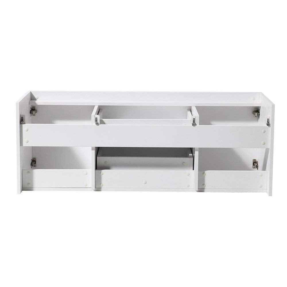 Fresca FCB8013GO Fresca Opulento 54" Gray Oak Modern Double Sink Bathroom Cabinet