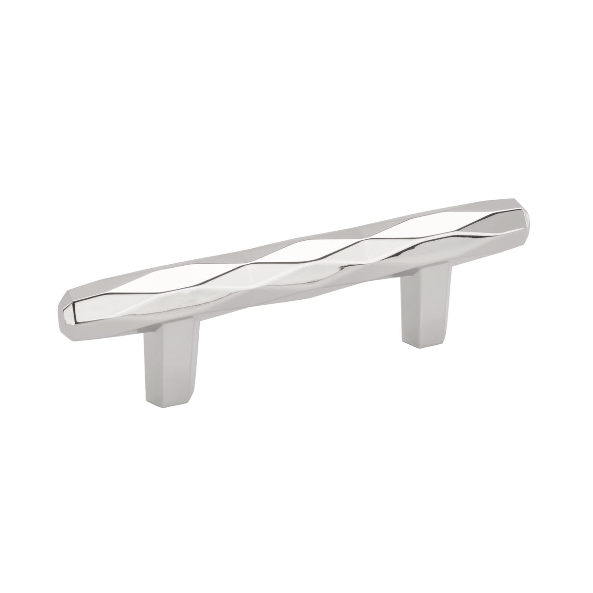 Amerock Cabinet Pull Polished Chrome 3 inch (76 mm) Center to Center St. Vincent 1 Pack Drawer Pull Drawer Handle Cabinet Hardware