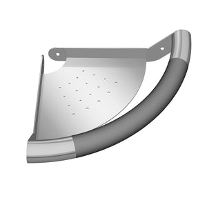 PULSE ShowerSpas 4003-SSP ErgoCornerBar, ADA Compliant, Soft-Grip, Polished Stainless Steel