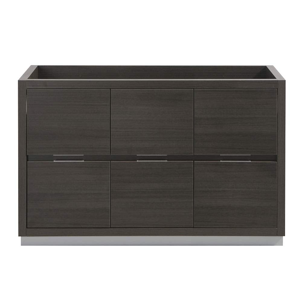 Fresca FCB8448WH Fresca Valencia 48" Glossy White Free Standing Single Sink Modern Bathroom Cabinet