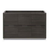 Fresca FCB8448GG Fresca Valencia 48" Dark Slate Gray Free Standing Single Sink Modern Bathroom Cabinet