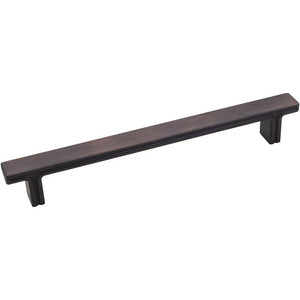 Jeffrey Alexander 867-160DBAC 160 mm Center-to-Center Brushed Oil Rubbed Bronze Square Anwick Cabinet Pull