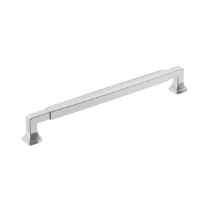 Amerock Cabinet Pull Polished Chrome 8-13/16 inch (224 mm) Center-to-Center Stature 1 Pack Drawer Pull Cabinet Handle Cabinet Hardware