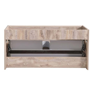 Fresca FCB9248RNW Fresca Catania 48" Rustic Natural Wood Wall Hung Modern Bathroom Cabinet