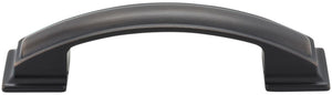 Jeffrey Alexander 435-96DACM 96 mm Center-to-Center Gun Metal Square Annadale Cabinet Pull