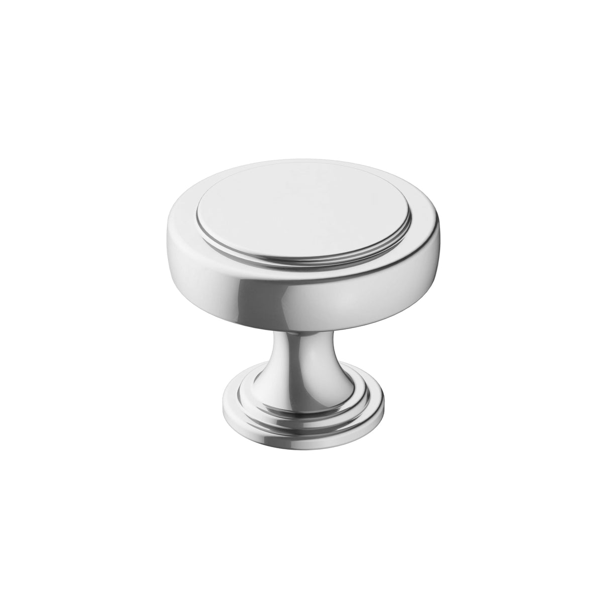 Amerock Cabinet Knob Polished Chrome 1-1/2 inch (38 mm) Diameter Exceed 1 Pack Drawer Knob Cabinet Hardware