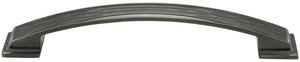 Jeffrey Alexander 535-160DBAC 160 mm Center-to-Center Brushed Oil Rubbed Bronze Square Geometric Pattern Aberdeen Cabinet Pull