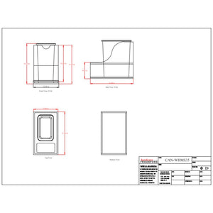 Hardware Resources MC9HMP 3/4" D x 3-1/4" H Hard Maple Ogee Cove Crown Moulding