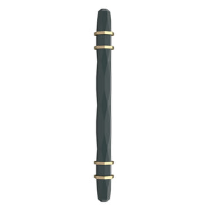 Amerock Cabinet Pull Black Bronze/Golden Champagne 5-1/16 inch (128 mm) Center-to-Center London 1 Pack Drawer Pull Drawer Handle Cabinet Hardware
