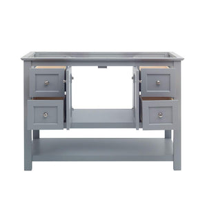 Fresca FCB2348GR Fresca Manchester 48" Gray Traditional Bathroom Cabinet