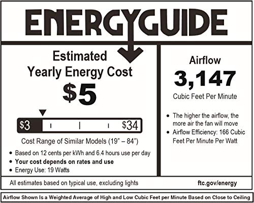 Matthews Fan LW-TB-BK Lindsay ceiling fan in Textured Bronze finish with 52" solid matte black wood blades and eco-friendly, dimmable LED light kit.