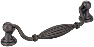Jeffrey Alexander 718-128DACM 128 mm Center-to-Center Gun Metal Glenmore Cabinet Drop Pull