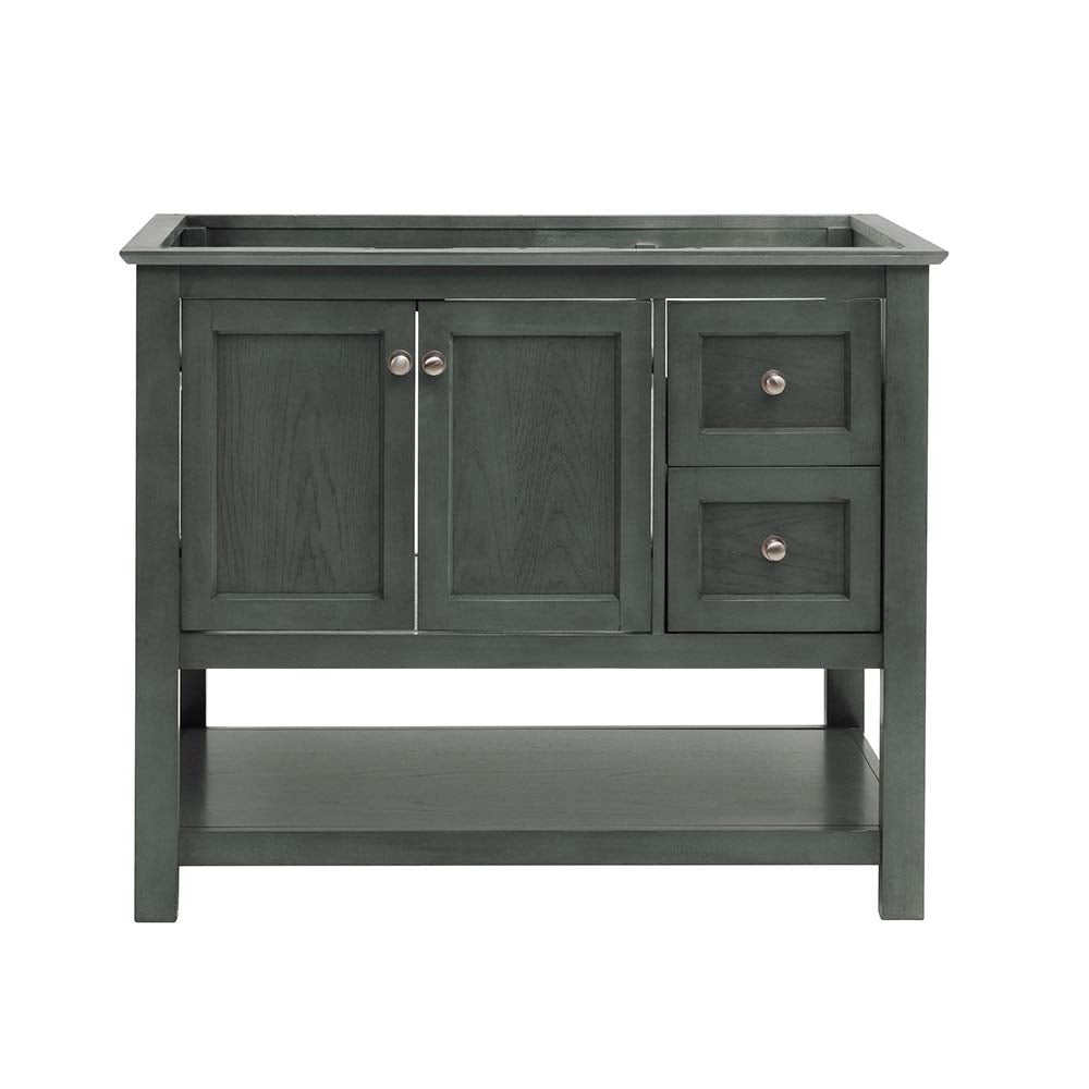 Fresca FCB2340VG Fresca Manchester Regal 42" Gray Wood Veneer Traditional Bathroom Cabinet