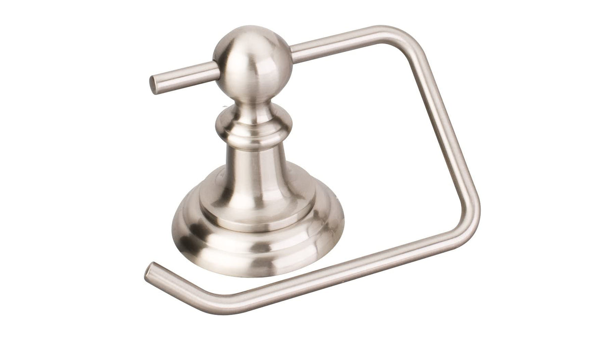 Elements BHE5-07SN-R Fairview Satin Nickel Euro Paper Holder - Retail Packaged