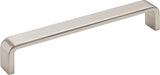 Elements 193-160SN 160 mm Center-to-Center Satin Nickel Square Asher Cabinet Pull