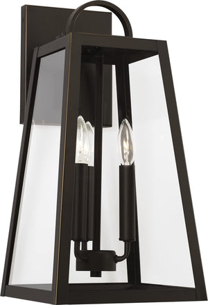 Capital Lighting 943732OZ Leighton 3 Light Outdoor Wall Lantern Oiled Bronze