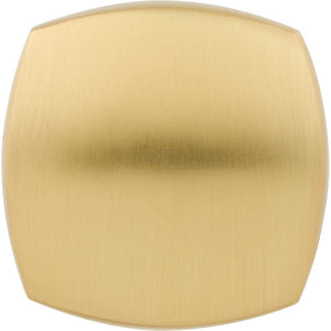 Jeffrey Alexander 278L-BG 1-3/8" Overall Length Brushed Gold Square Audrey Cabinet Knob
