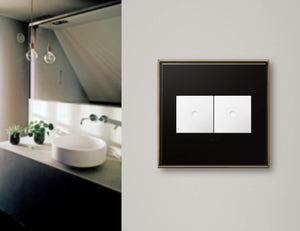 Legrand Adorne Brushed Stainless Steel, 2-Gang Wall Plate AWC2GBS4