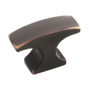 Amerock Cabinet Knob Oil Rubbed Bronze 1-1/2 inch (38 mm) Length Conrad 1 Pack Drawer Knob Cabinet Hardware