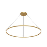 Kuzco PD87160-BG CERCHIO 60" PENDANT BG TEXTURED DOWN ONLY DUO CANOPY 930 TRIAC 120 128W