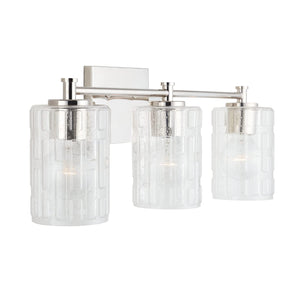 Capital Lighting 138331PN-491 Emerson 3 Light Vanity Polished Nickel