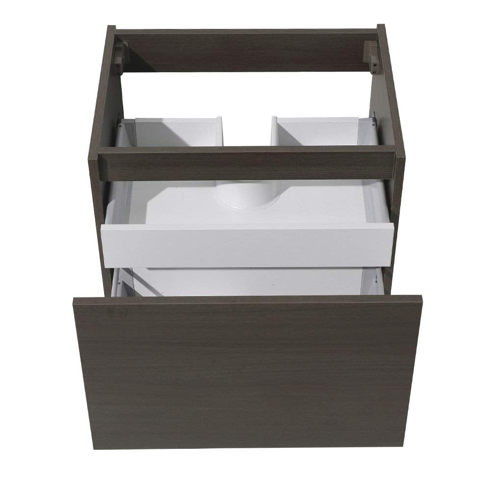 Fresca FCB8006GO Fresca Nano 24" Gray Oak Modern Bathroom Cabinet