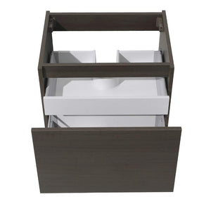 Fresca FCB8006GO Fresca Nano 24" Gray Oak Modern Bathroom Cabinet