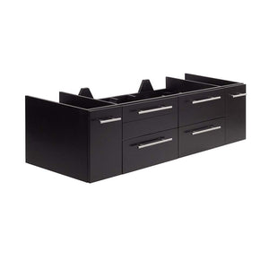 Fresca FCB6160ES-UNS Fresca Lucera 60" Espresso Wall Hung Single Undermount Sink Modern Bathroom Cabinet