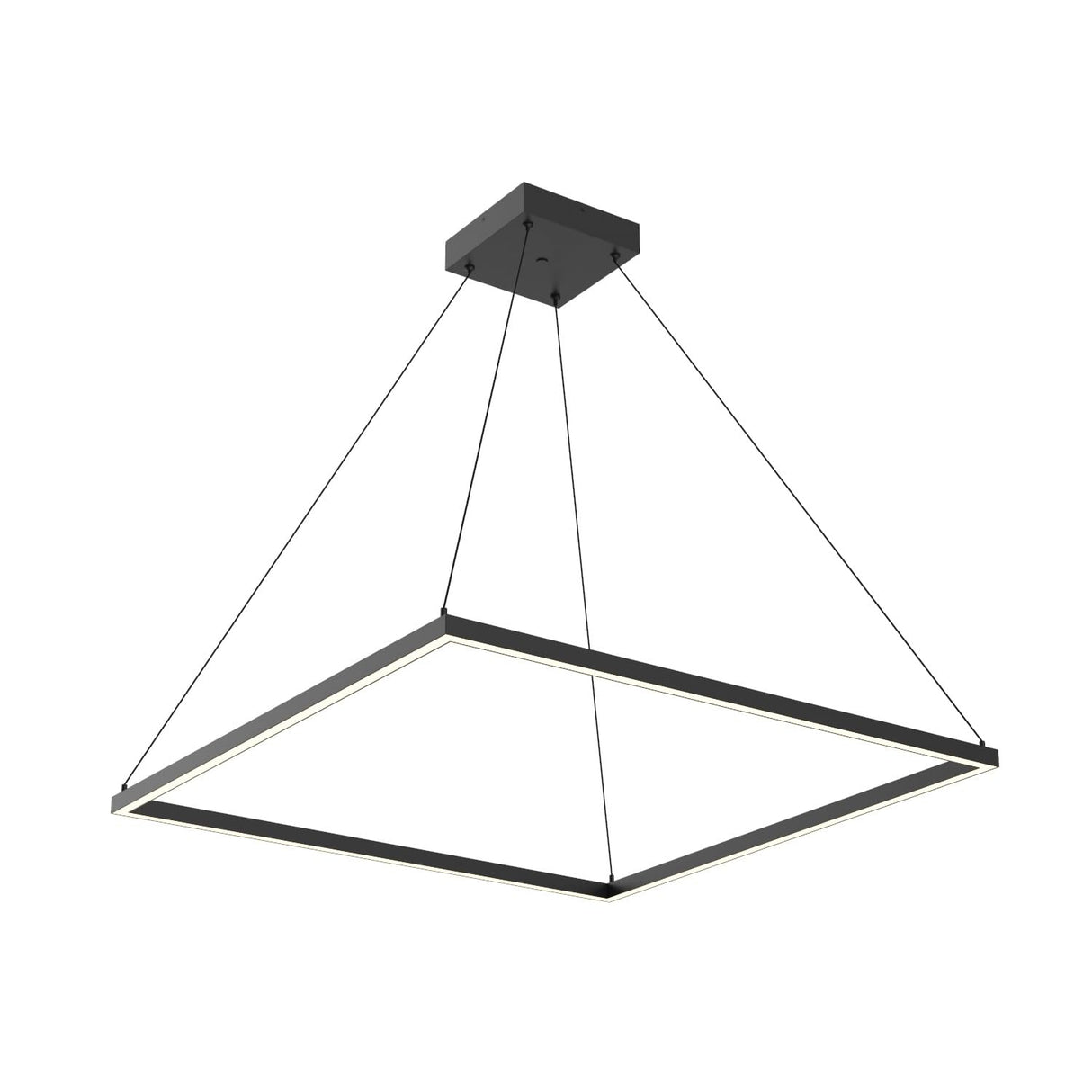 Kuzco PD88136-BK PIAZZA 36" PENDANT BK TEXTURED DOWN ONLY DUO CANOPY 930 TRIAC 120 78W