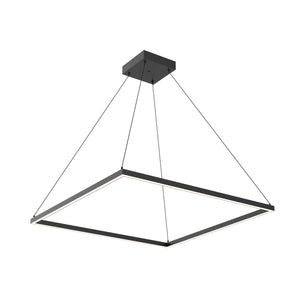 Kuzco PD88136-BK PIAZZA 36" PENDANT BK TEXTURED DOWN ONLY DUO CANOPY 930 TRIAC 120 78W