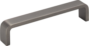 Elements 193-128BNBDL 128 mm Center-to-Center Brushed Pewter Square Asher Cabinet Pull