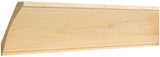 Hardware Resources MC10ALD 3/4" D x 5-1/4" H Alder Ogee Cove Crown Moulding