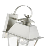 Livex Lighting 27212-91 Wentworth 1 Light 13 inch Brushed Nickel Outdoor Small Wall Lantern