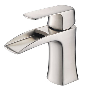 Fresca FFT3071BN Fresca Fortore Single Hole Mount Bathroom Vanity Faucet - Brushed Nickel