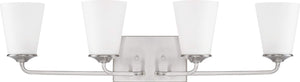 Capital Lighting 114141BN-331 Braylon 4 Light Vanity Brushed Nickel