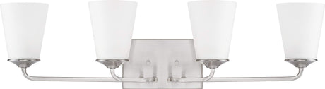 Capital Lighting 114141BN-331 Braylon 4 Light Vanity Brushed Nickel