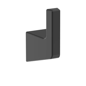 Amerock BH36000MB Matte Black Single Robe Hook 3-9/16 in. (90 mm) Length Towel Holder Blackrock Towel Hook for Bathroom Bathroom Hardware Bath Accessories