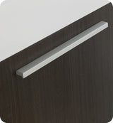 Fresca FCB8092GO-D Fresca Vista 48" Gray Oak Wall Hung Double Sink Modern Bathroom Cabinet