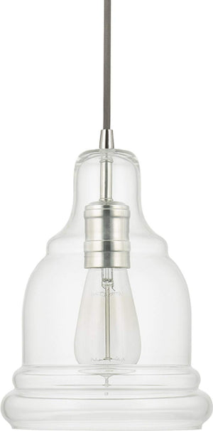 Capital Lighting 4643PN-138 Ashlyn 1 Light Pendant Polished Nickel