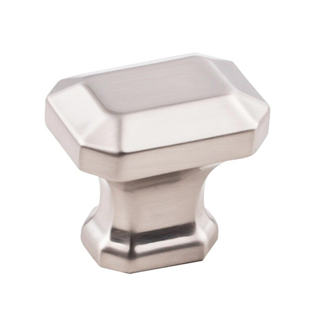 Jeffrey Alexander 165SN 1-1/4" Overall Length Satin Nickel Emerald Ella Cabinet Knob