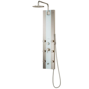 PULSE ShowerSpas 1039W-BN Tropicana ShowerSpa Panel with 10