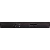 Task Lighting TRS18-2B-BK-RS 18" TR Switch Series Angle Power Strip, Right Switches, Black Finish, Black Switches and Receptacles