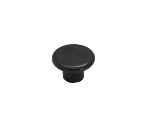 Amerock BP802PBK 1-1/4" Black Plastic Knob