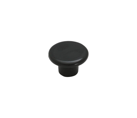 Amerock BP802PBK 1-1/4" Black Plastic Knob