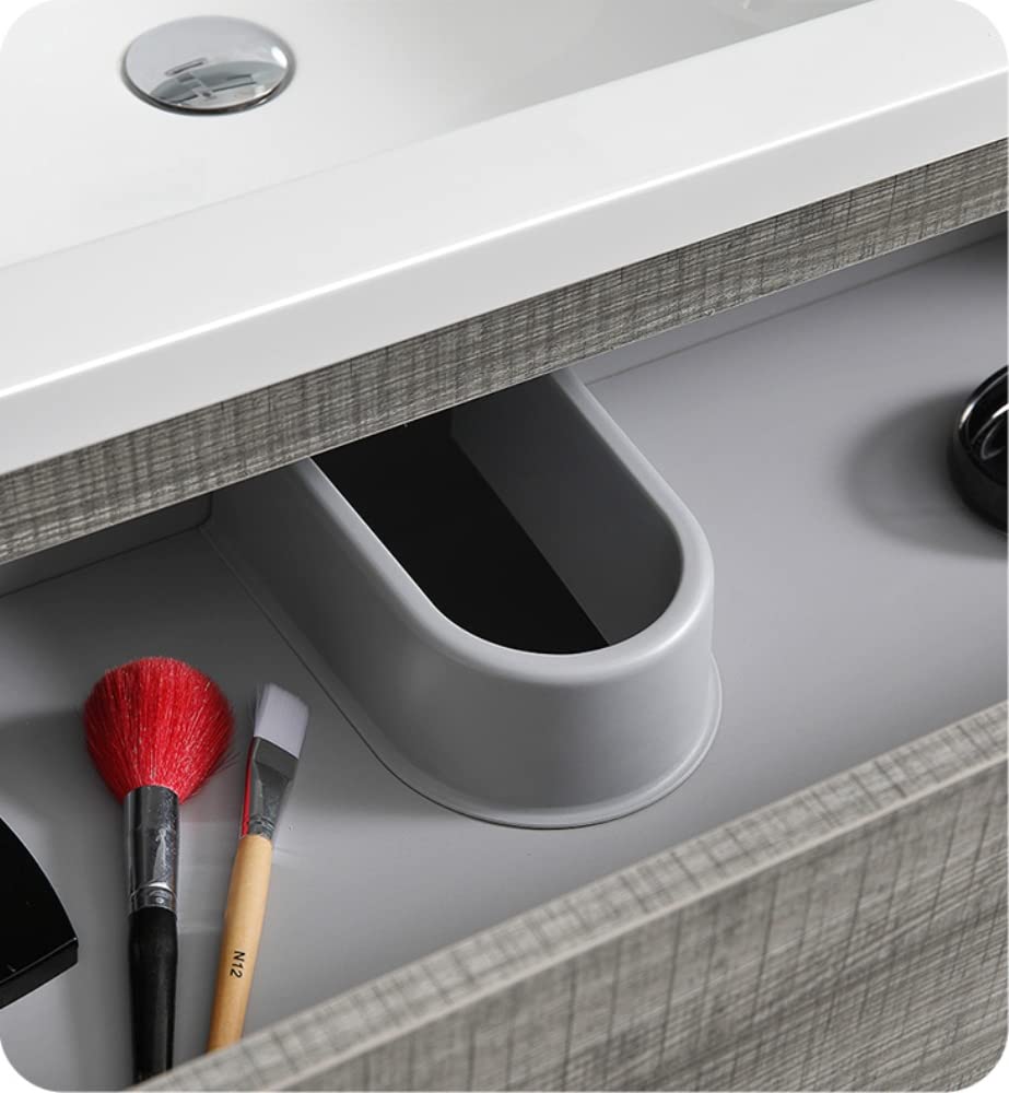 Fresca FCB9336HA Fresca Lazzaro 36" Glossy Ash Gray Free Standing Modern Bathroom Cabinet