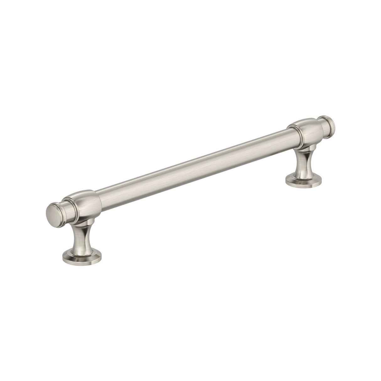 Amerock BP36771G10 Satin Nickel Cabinet Pull 6-5/16 in (160 mm) Center-to-Center Cabinet Handle Winsome Drawer Pull Kitchen Cabinet Handle Furniture Hardware